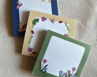 3 Sticky Post-It Note Set