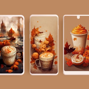 Pumpkin Spice Latte Season Variety Pack iPhone/Smartphone Wallpapers (x10)