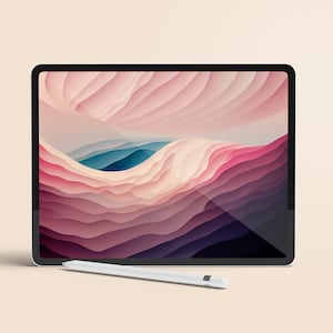 Gradientowe tło tapety na iPada NATYCHMIASTOWE POBIERANIE - Gradient, Abstrakcja, Tapeta na iPada