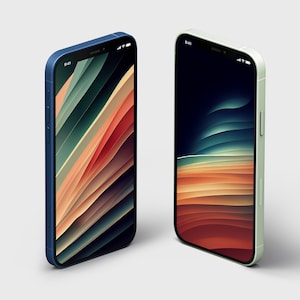 Colorful Waves Variety Pack iPhone Wallpapers (x10)