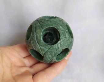 Jade Puzzle Ball Etsy
