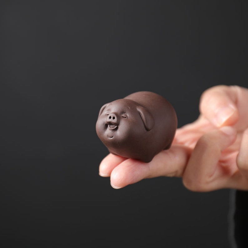 Fingertip Tea Pets Chinese Yixing Zisha Mini Cute Animal Tea Etsy