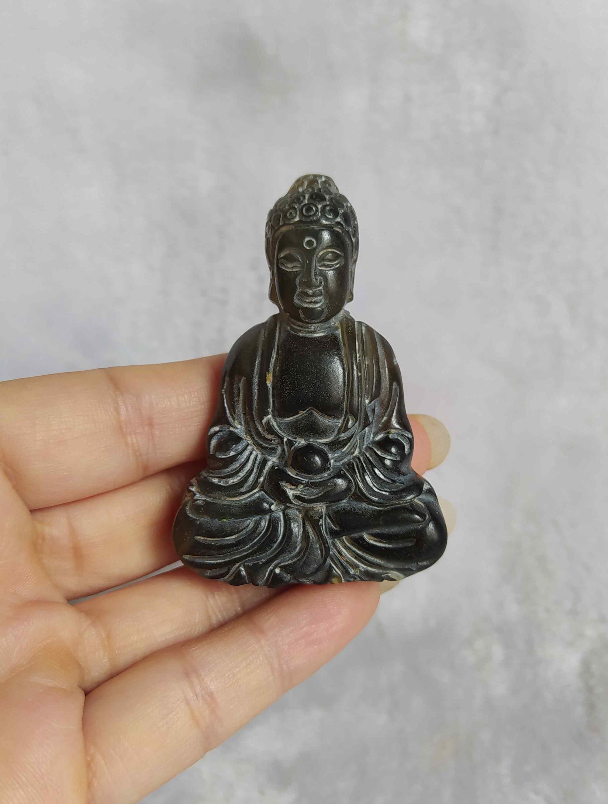 Antique Chinese Jade Carved Buddha Statue / Figurine. It will Etsy