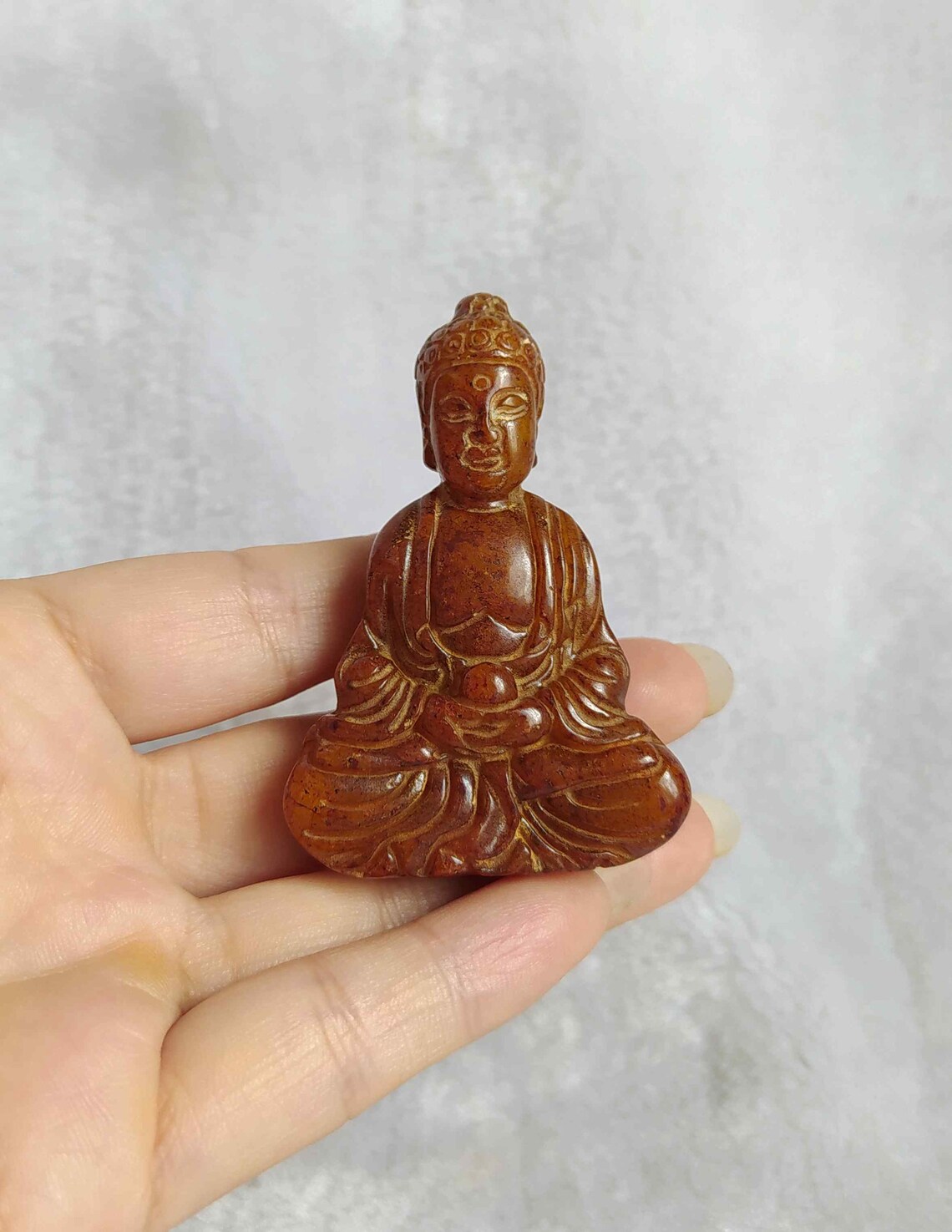 Antique Chinese Jade Carved Buddha Statue / Figurine. It Will Etsy