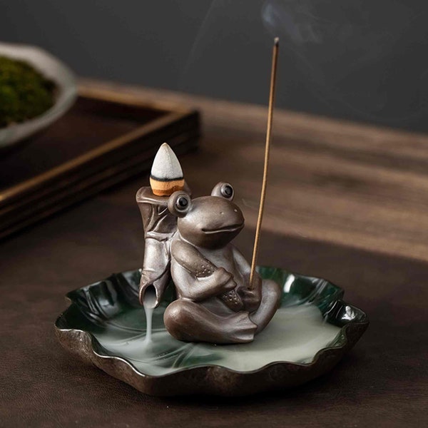 Frog Incense Burner Etsy
