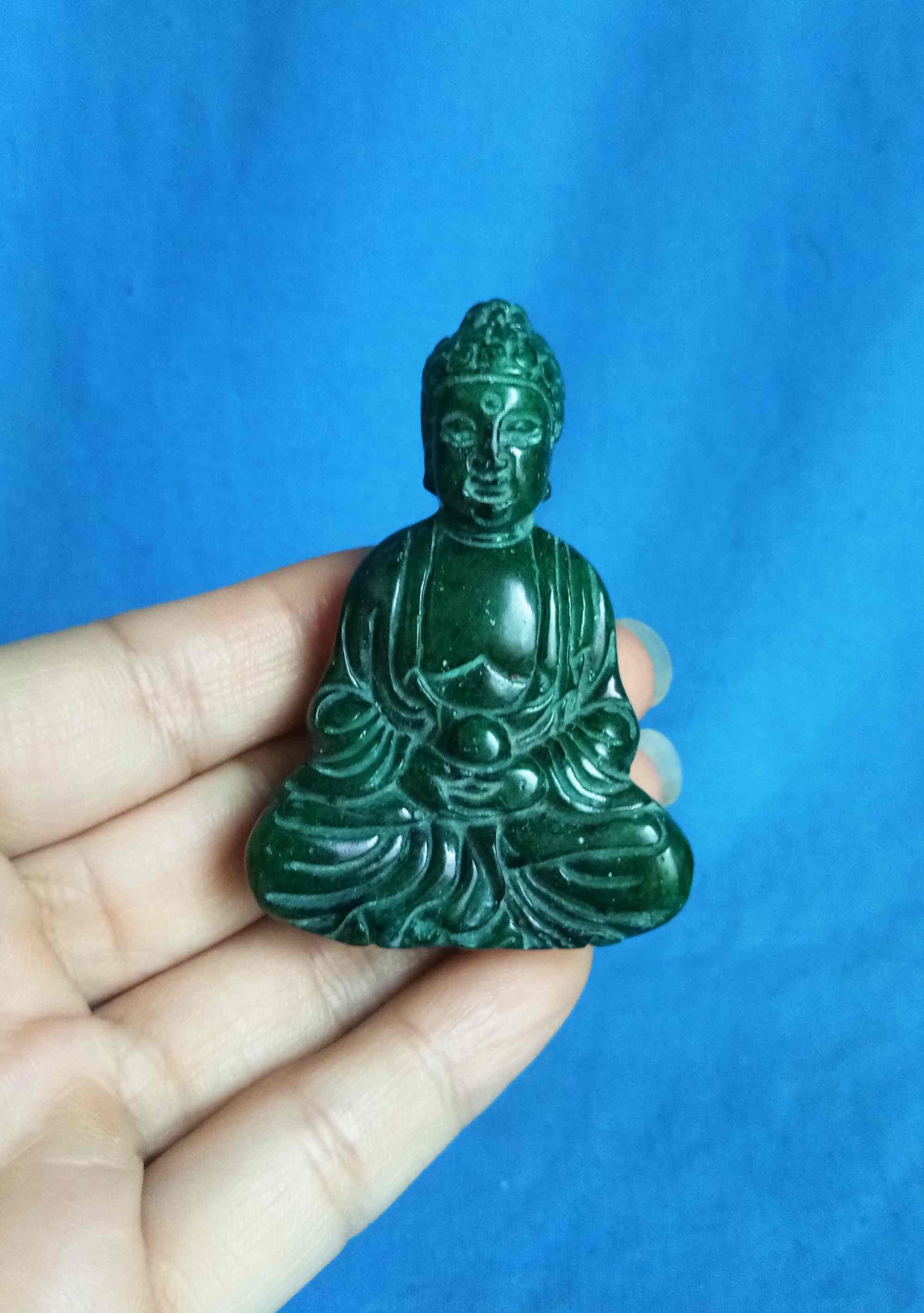 Antique Chinese Jade Carved Buddha Statue / Figurine. It will Etsy