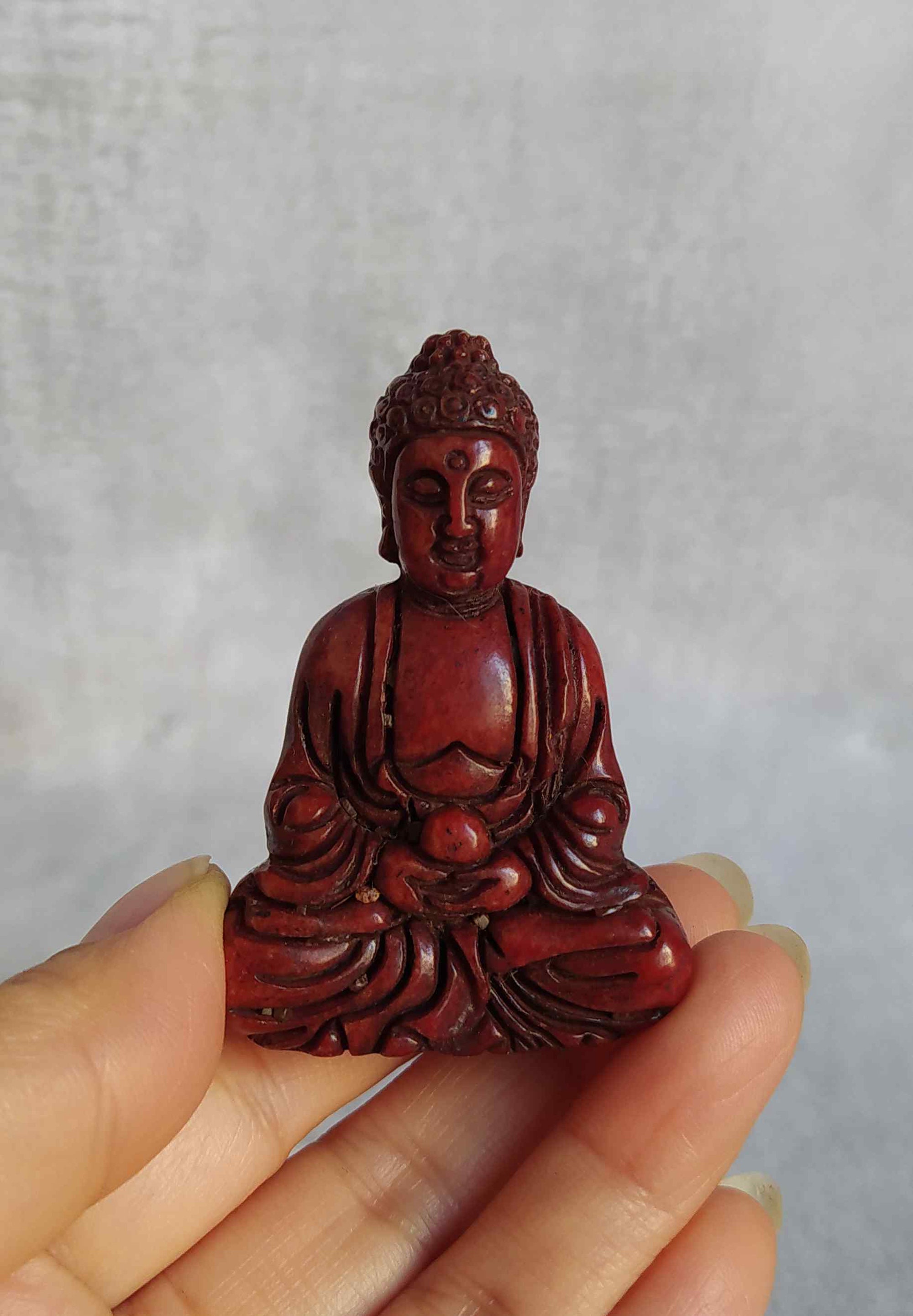 Antique Chinese Jade Carved Buddha Statue / Figurine. E2335 Etsy