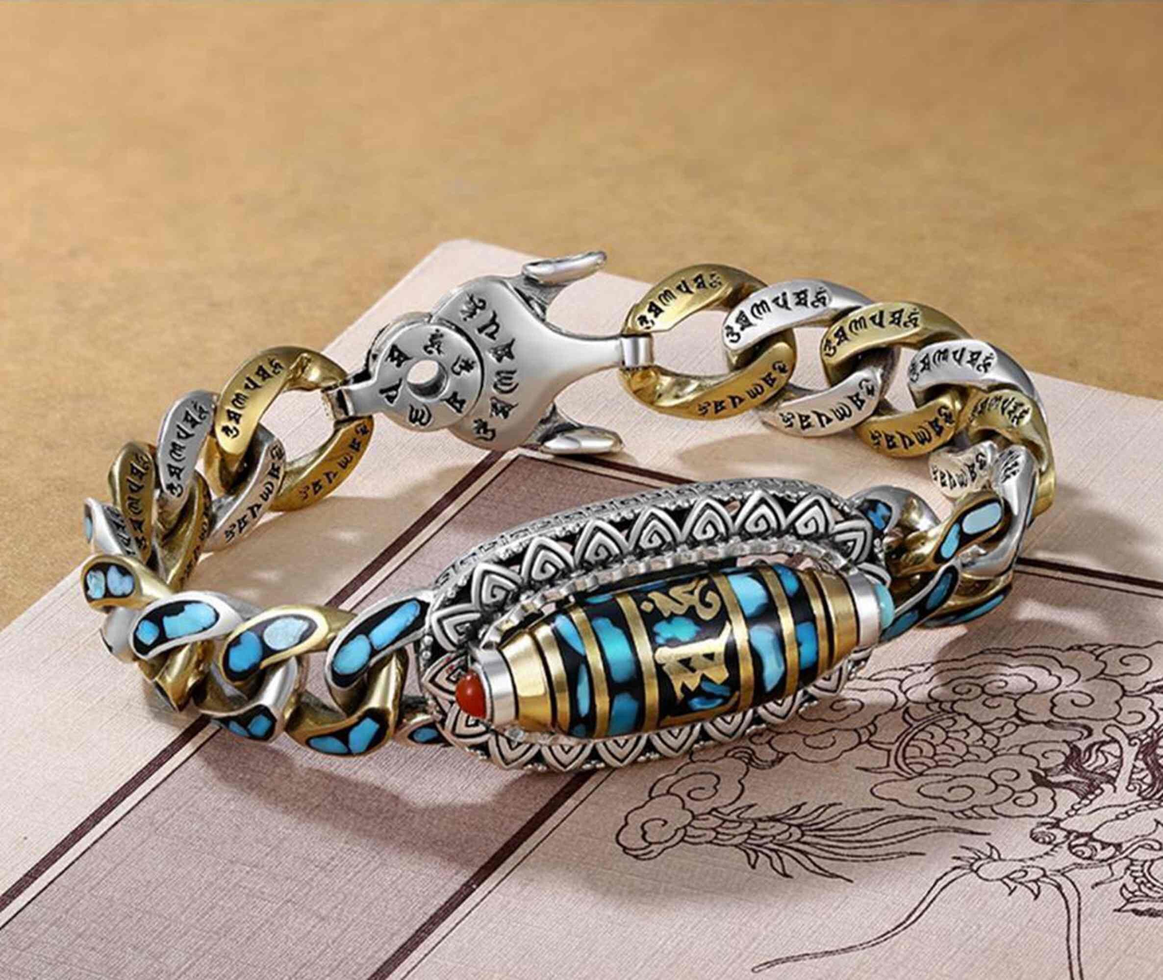 9 eye dzi bead bracelet deals