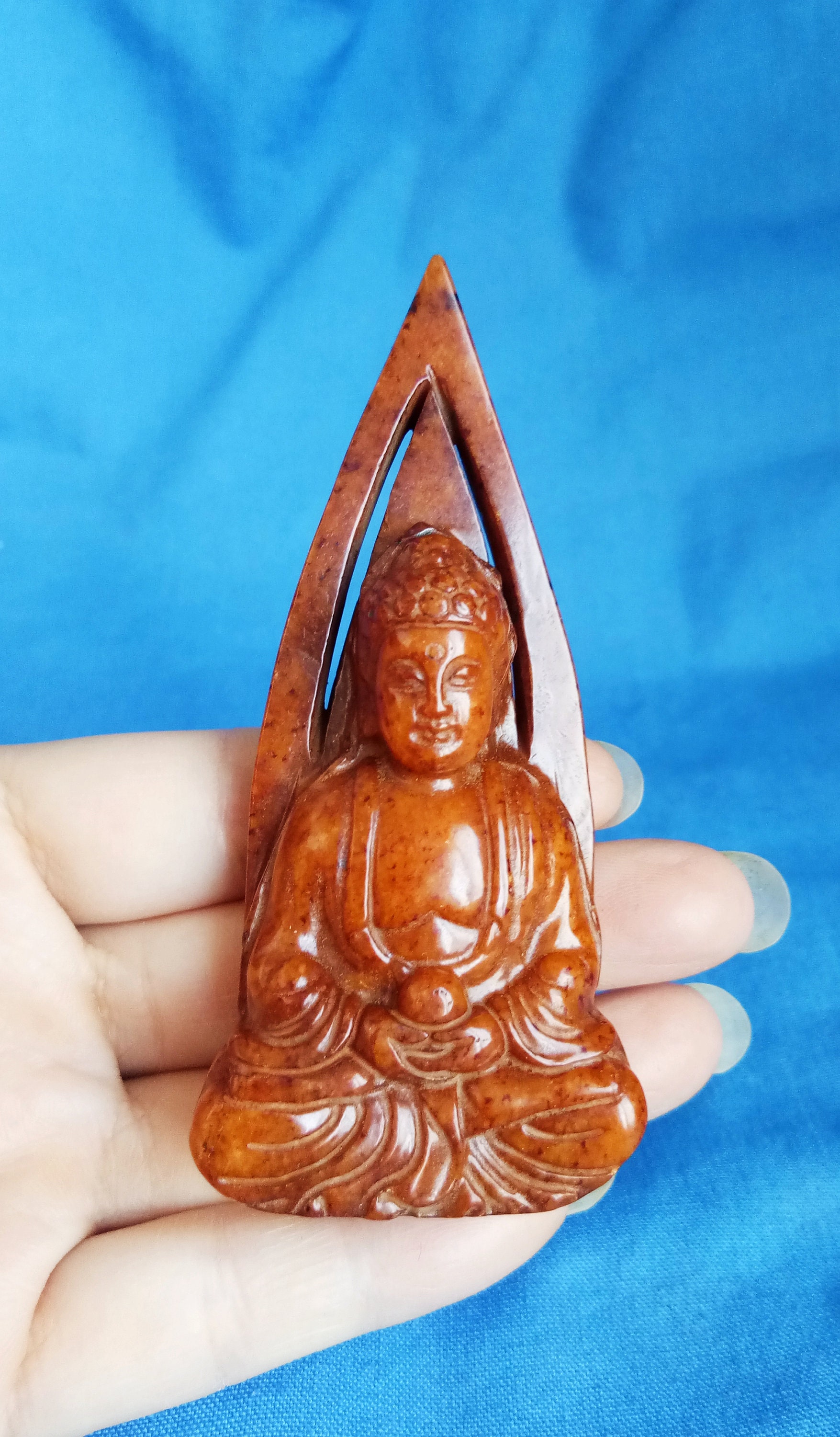 Antique Chinese Jade Carved Buddha Statue / Figurine. It will Etsy