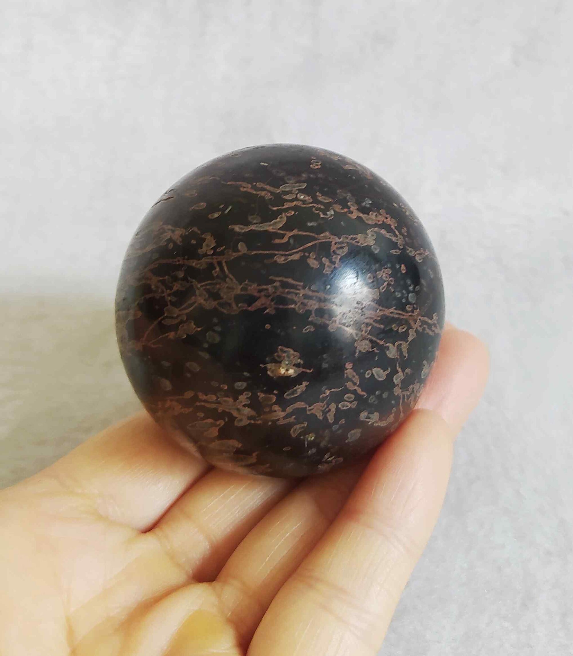 54mm Natural Plum blossom Jade Carved Sphere Jade Sphere Etsy