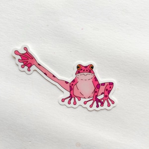 Sticker grenouille rose Razzle Dazzle