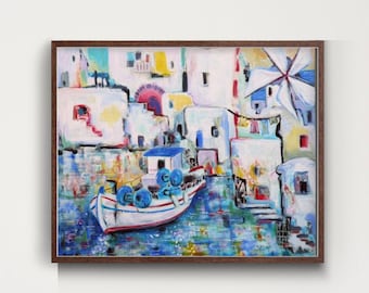 Original painting "Fishing Boat"