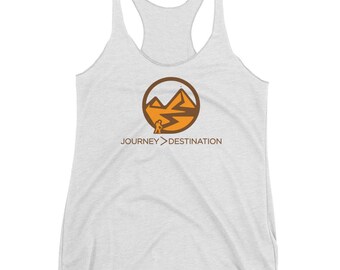 Journey is greater than the destination tank. A mindfulness adventure tank by Basic Zen