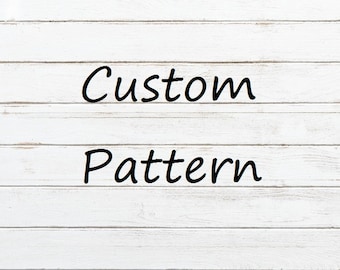 Custom cross stitch pattern personalized