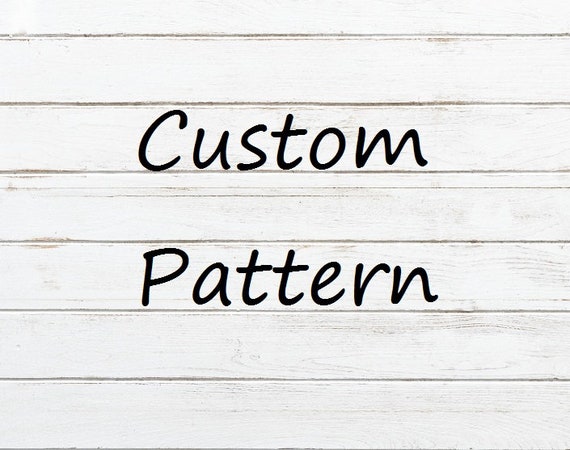 Custom cross stitch pattern personalized