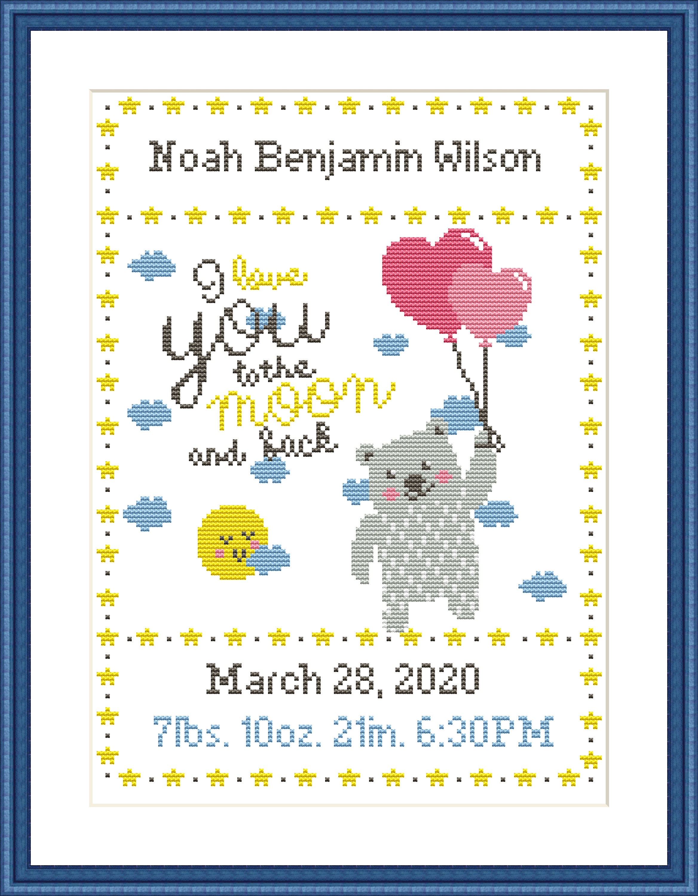 Birth Announcements Cross Stitch Patterns Free