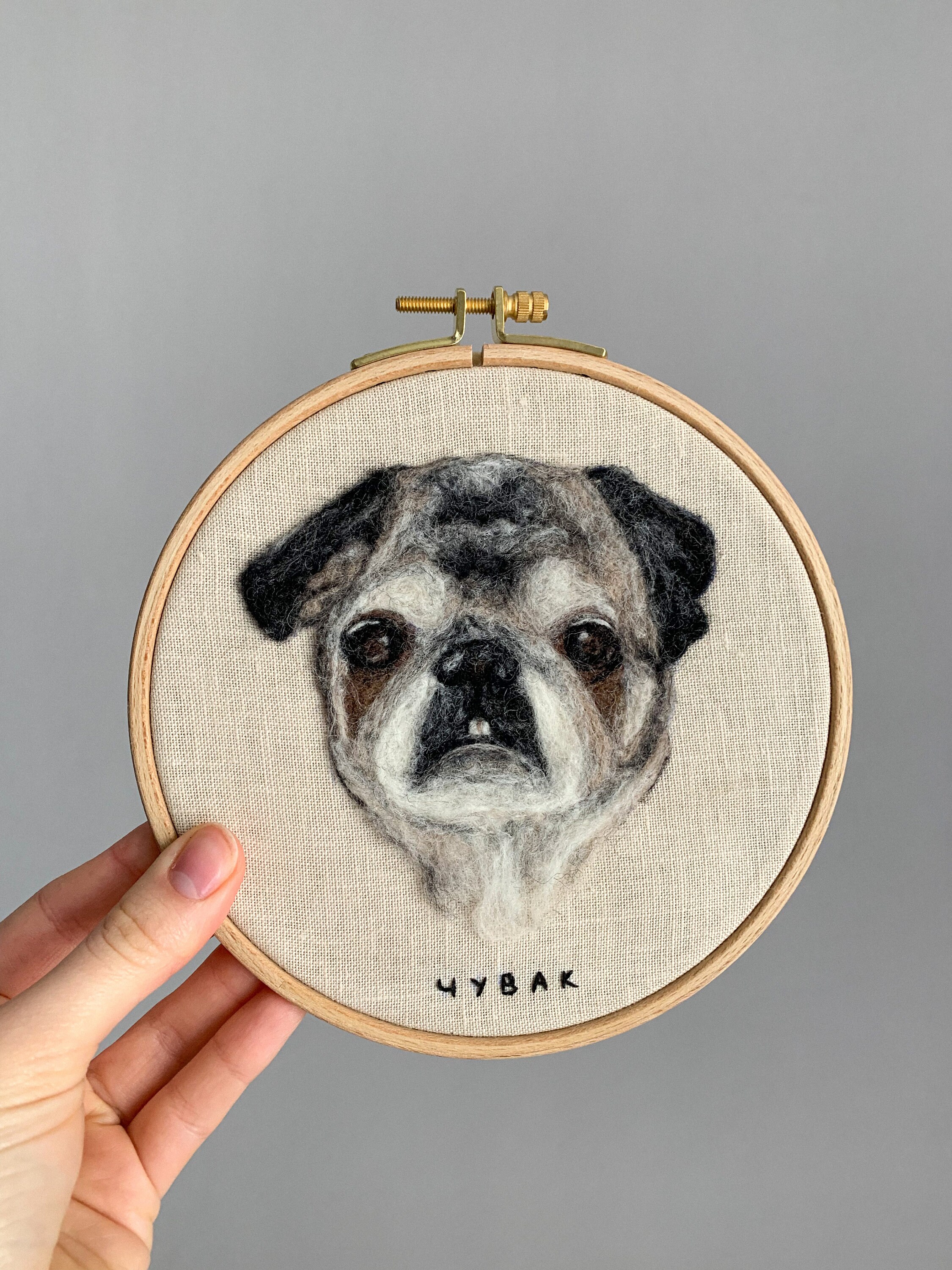 Custom Felt Pet Portrait From Photo Cat Portrait Pet Memorial Etsy