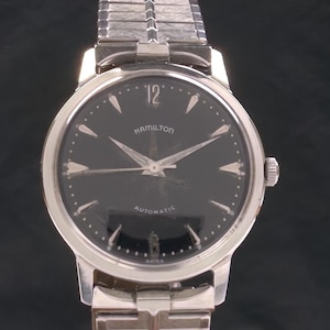 Relógio vintage Hamilton THIN-O-MATIC T-501 1960 - Aço inoxidável, 17j, automático, revisado em agosto de 2025