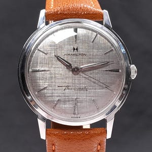 1960 Hamilton THIN-O-MATIC T-502 Vintage Watch - Stainless Steel, 17j, Automatic, Serviced August 2025