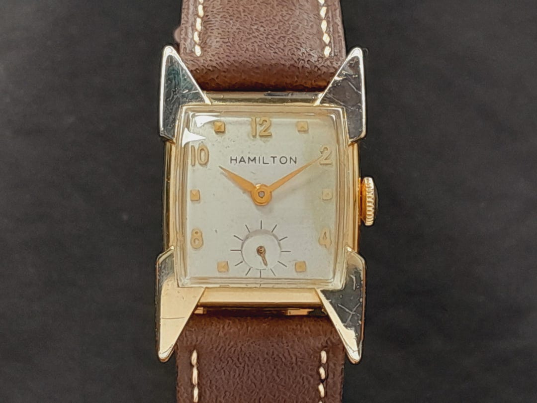 1955 Hamilton CLARK Vintage Watch 10k Gold Filled, Manual Wind