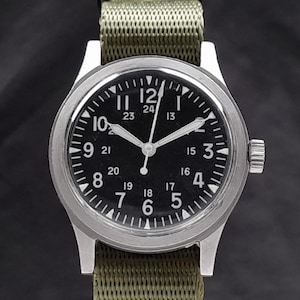 Vtg 1960s Vantage by Hamilton 17-J Roman Dial Men's Watch W
