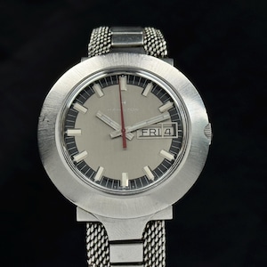 Relógio vintage Hamilton SEA DATE 1973 - Aço inoxidável, corda manual, revisado em abril de 2025