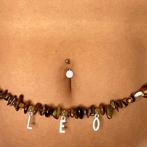 SILVER Full Crystal Zodiac African Waist Beads (Customizable!)
