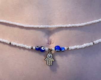 Eye of Evil and Mushrooms Double Set (2) - African Waist Beads