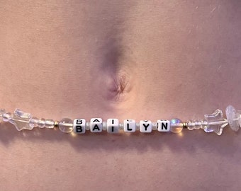 In the Stars Crystal Block Custom Letter Set - African Waist Beads