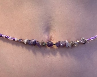 Loving Amethyst - African Waist Beads