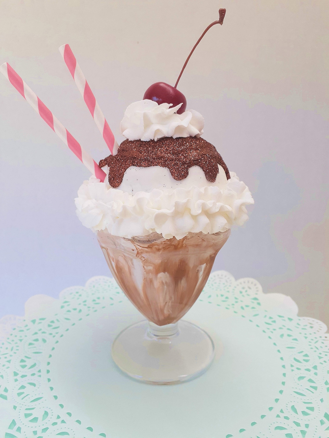 Fake Ice Cream Sundae, Tiered Tray Decor, Photo Prop - Etsy