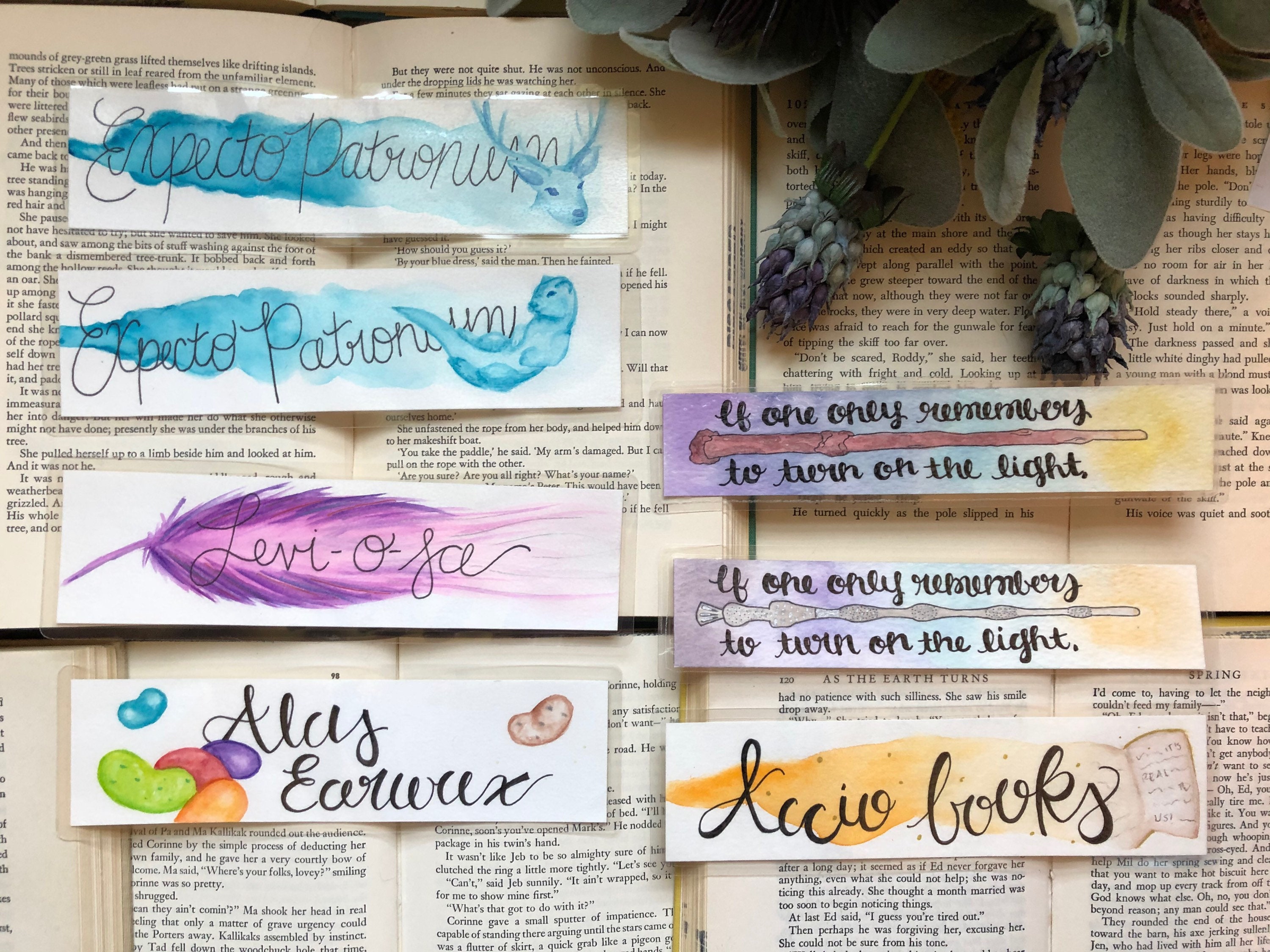 Harry Potter Quote Bookmarks Etsy