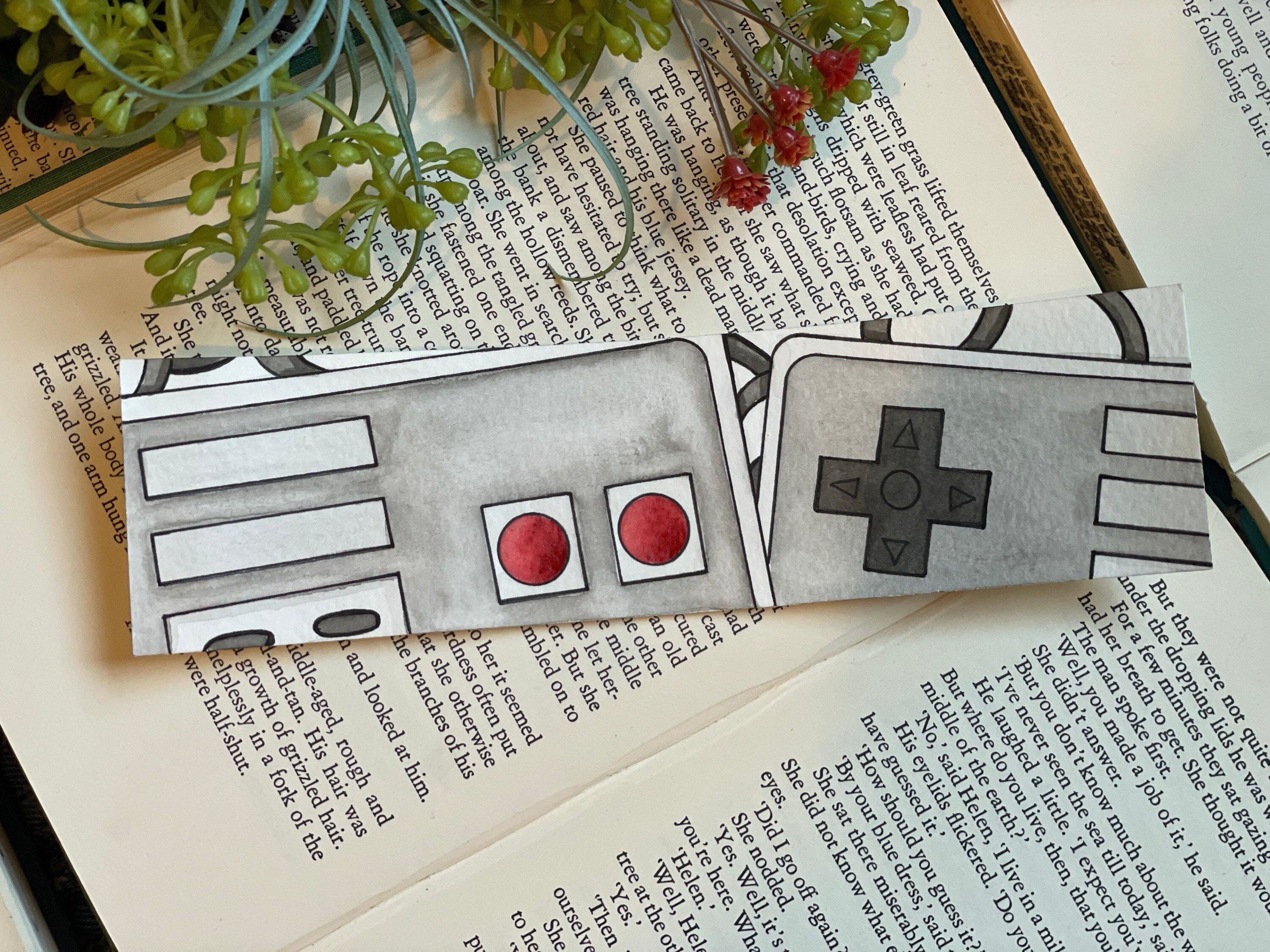 Nintendo Bookmarks Etsy
