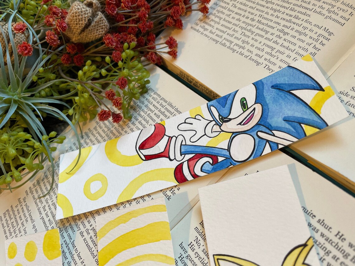Sonic & Among Us Bookmarks Etsy