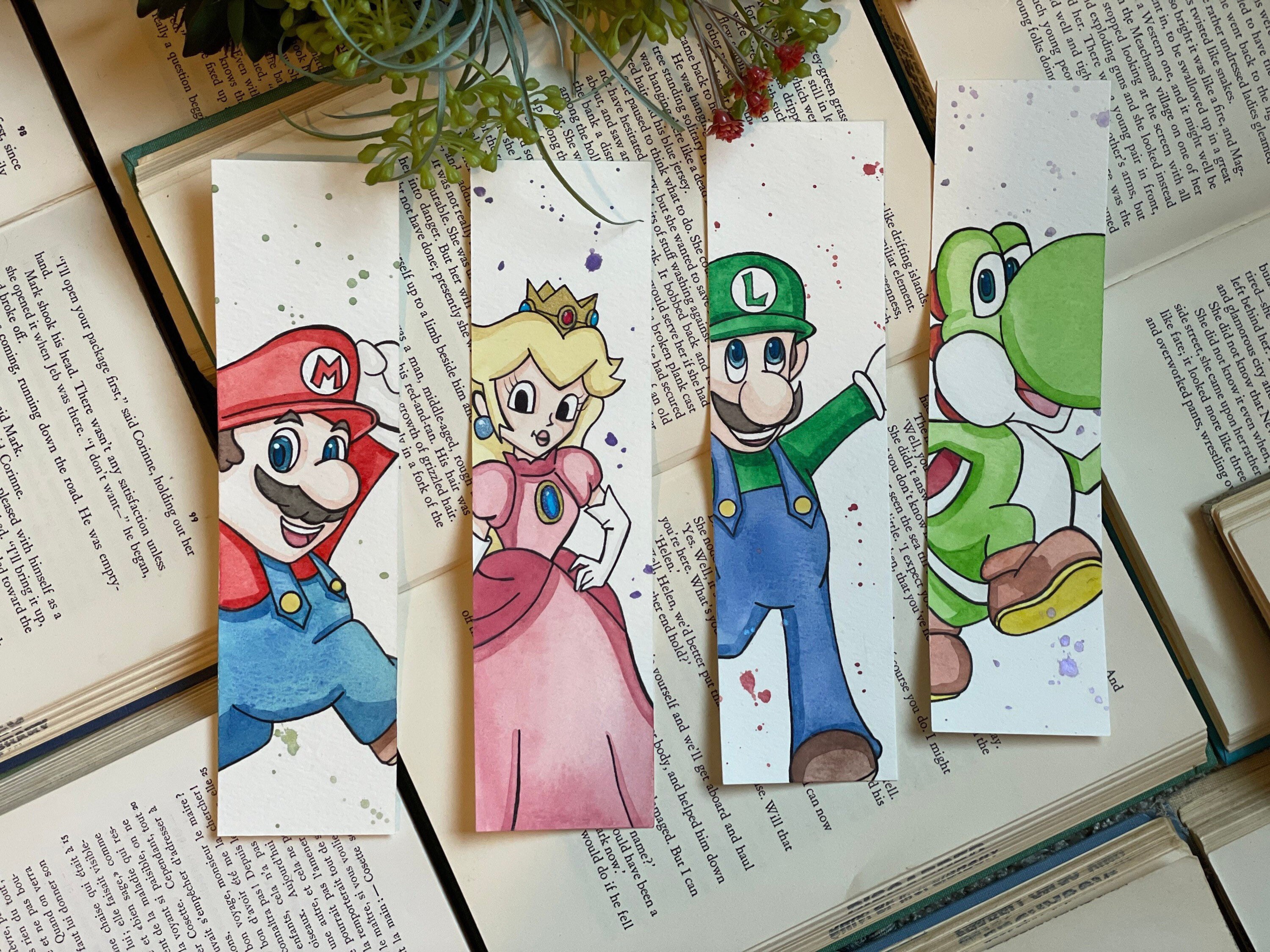 Nintendo Bookmarks Etsy