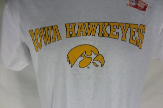 Vintage - Oneita - Iowa Hawkeyes t-shirt - Size M… - image 2