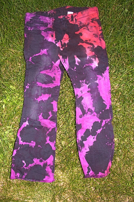 h&m acid wash jeans