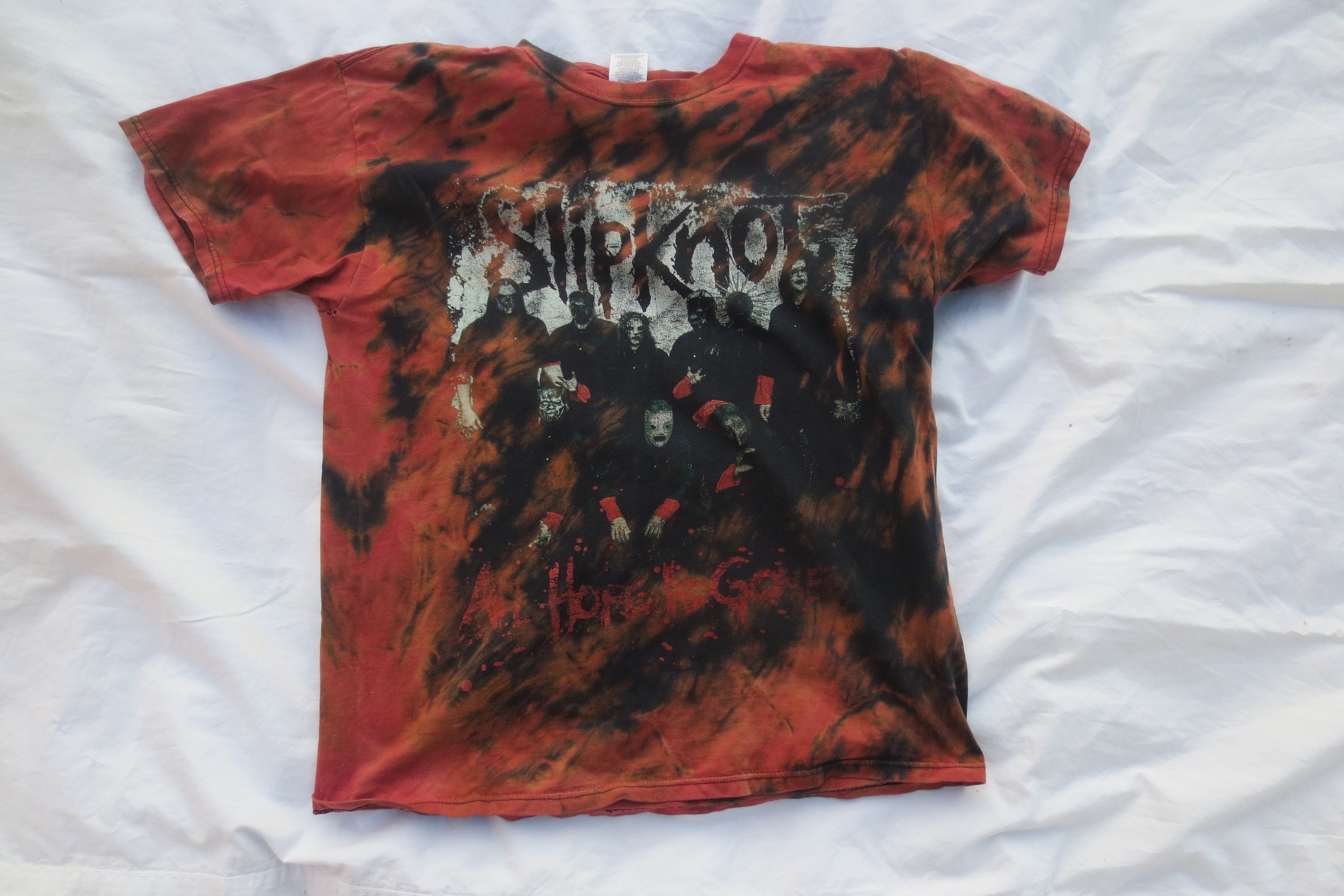 slipknot tie dye shirt