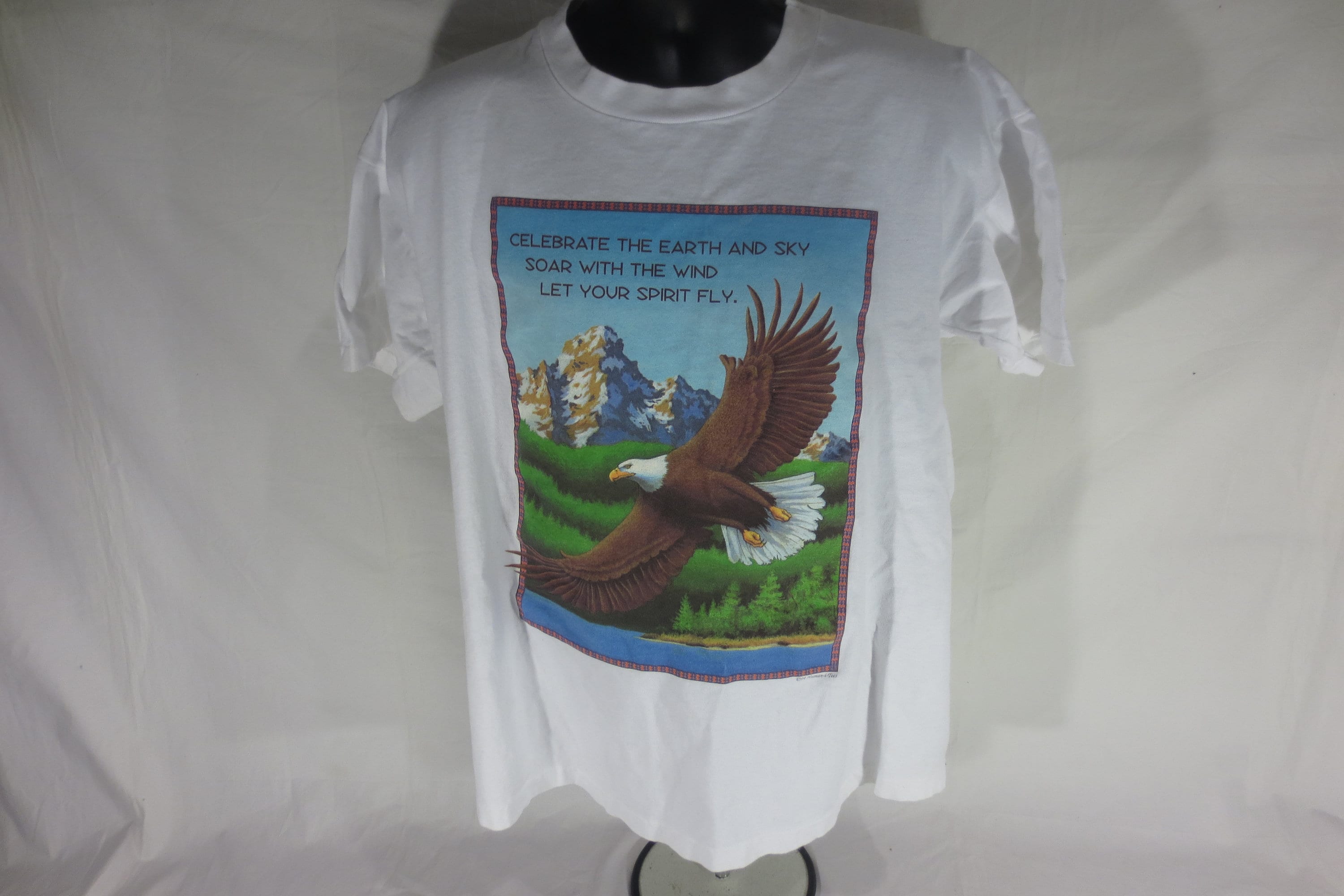 Vintage 1990s Lets Peace It Together Humanitees T Shirt