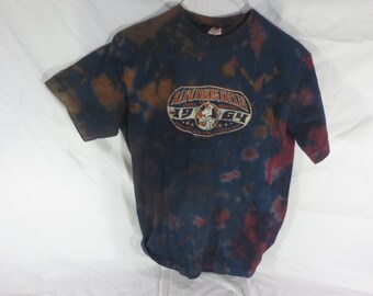 Alstyle - Underdog 1964 - Red and Orange - Tie Dye Splatter t-shirt - Size Small