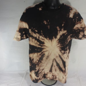 Alstyle - Acid Wash/Reverse tie dye - Black t-shirt - Size Large