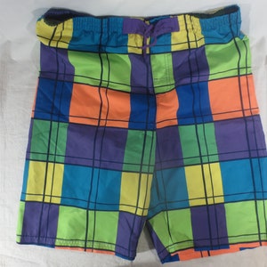 Vintage - OP Ocean Pacific - Youth XL - Neon Board Shorts
