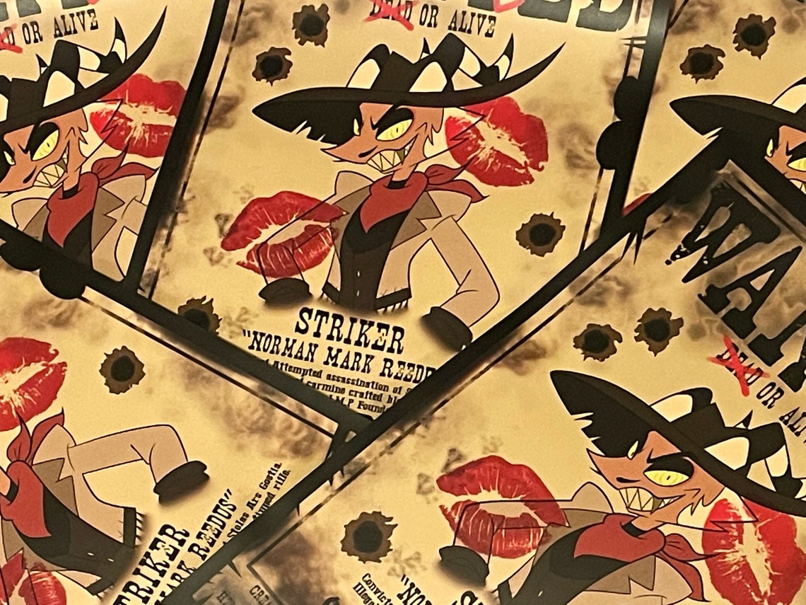 Laminated Helluva Boss Striker Poster | Etsy