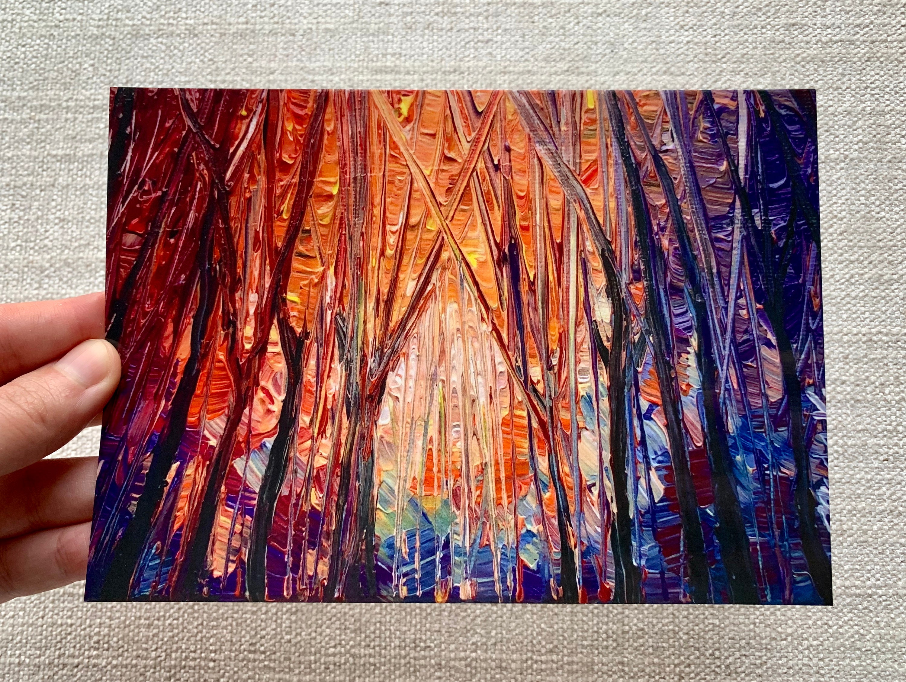 PRINT Of Original Painting Postcards Cards Wall Art Print Etsy