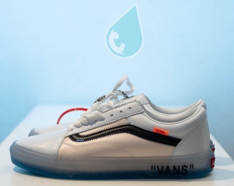 off white vans etsy