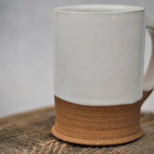 Ceramic Coffee Mug | Mug | Coffee Mug | Mug Handmade | Pottery Mug | Mug Handmade | Rustic Coffee Mug | Farmhouse Mug | White Coffee Mug