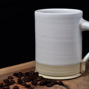Ceramic Coffee Mug | Mug | Coffee Mug | Mug Handmade | Pottery Mug | Mug Handmade | Rustic Coffee Mug | Farmhouse Mug | White Stoneware Mug