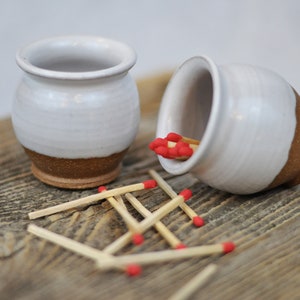 Matchstick Holder | Succulent Pot | Toothpick Holder | Succulent Holder | Ceramic Creamer