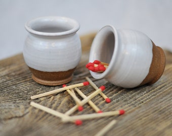 Matchstick Holder | Succulent Pot | Toothpick Holder | Succulent Holder | Ceramic Creamer