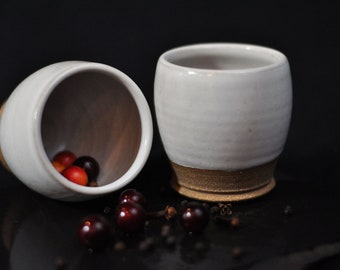 Round Tumbler | Ceramic Cup | Ceramic Tumbler | Rounded Cup | Mini-Round Tumbler